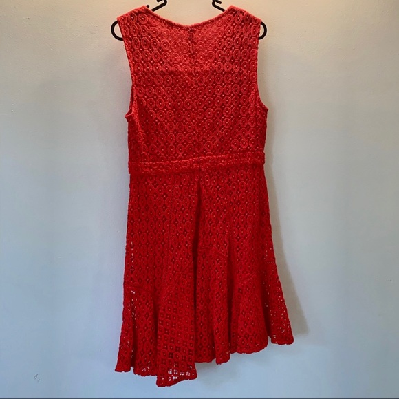 San & Sony by Anthropologie romantic red dress - Picture 5 of 7
